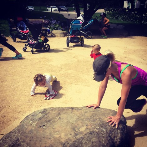 Hadley in Plank Position